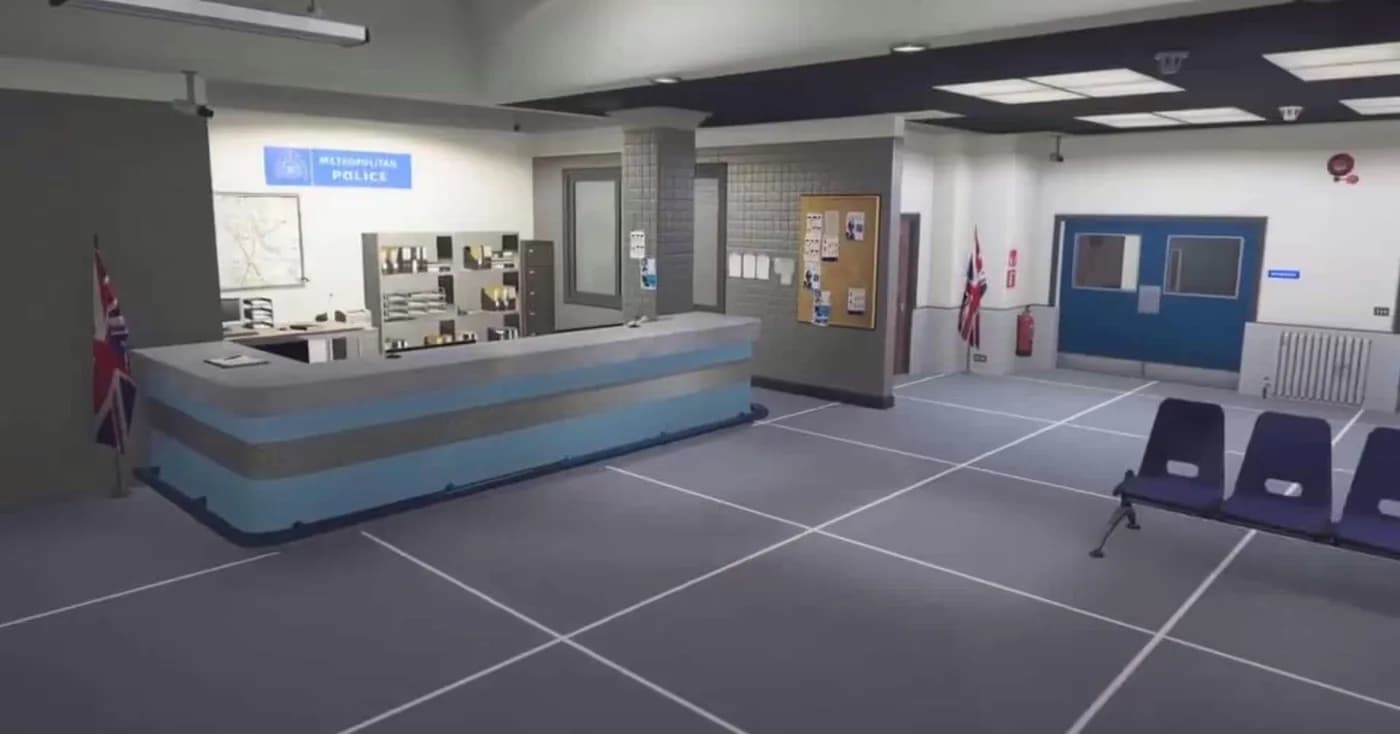 Sinner Street Policestation product preview for esx FiveM servers