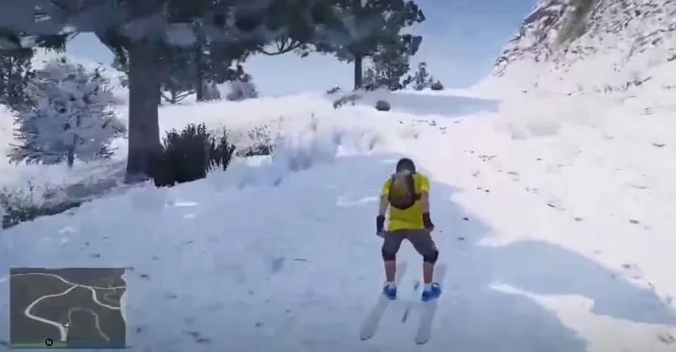 Ski Board System product preview for standalone FiveM servers