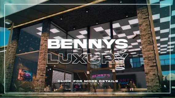 TStudio Bennys product preview for esx FiveM servers