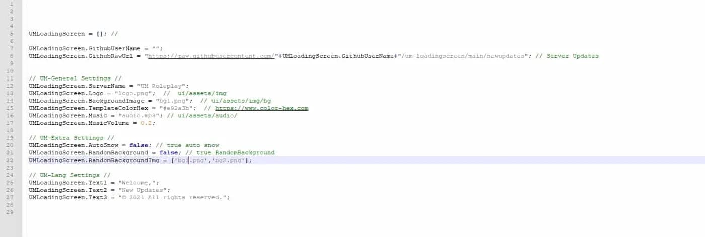 UM Loading Screen (with Minigame) product preview for esx FiveM servers