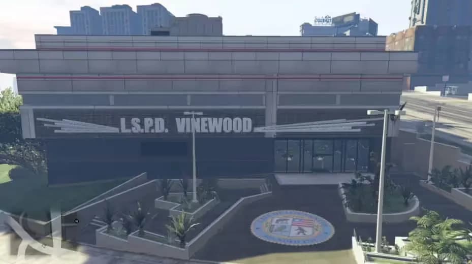 Vinewood PD v1 product preview for esx FiveM servers
