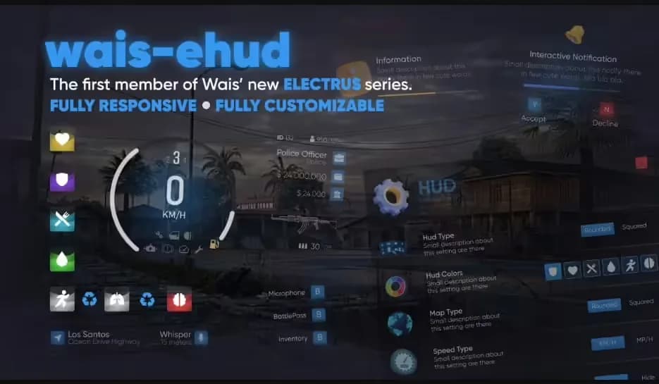 wais eHUD (qbCore)