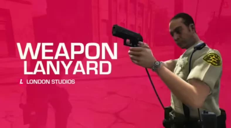 Weapon Lanyard (London Studios) product preview for esx FiveM servers
