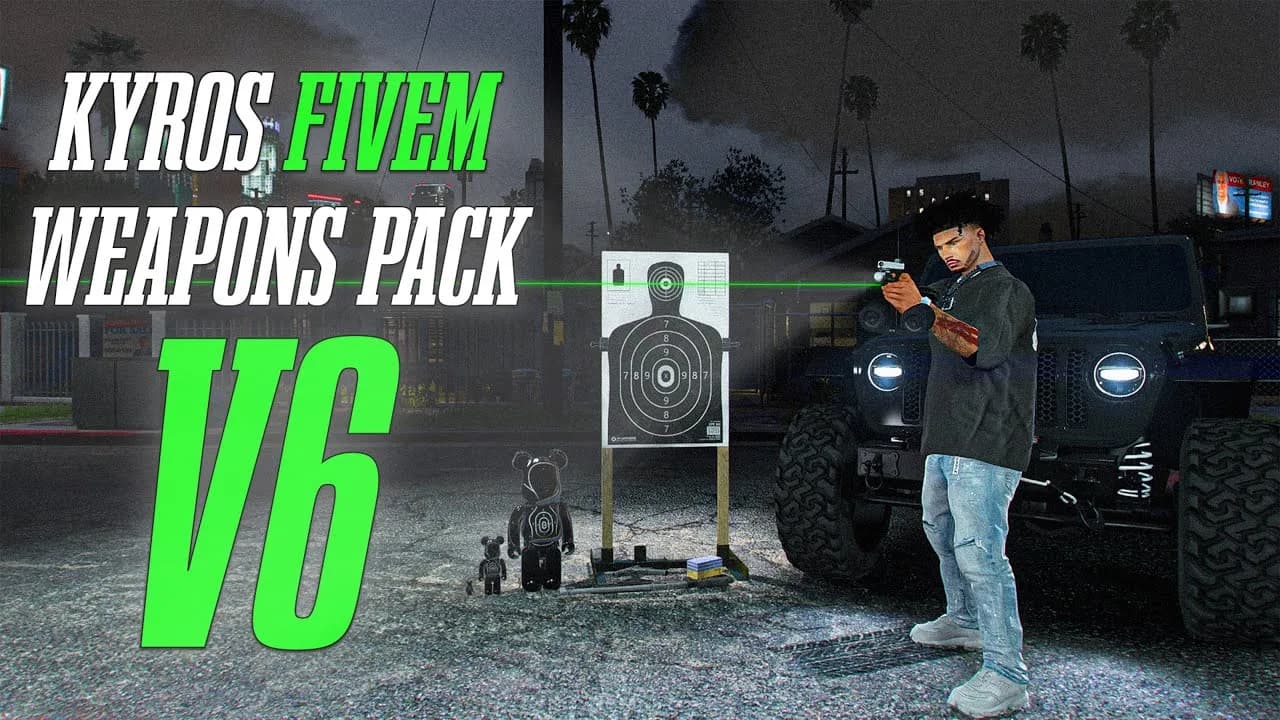 Weapons Pack V6 ? product preview for esx FiveM servers