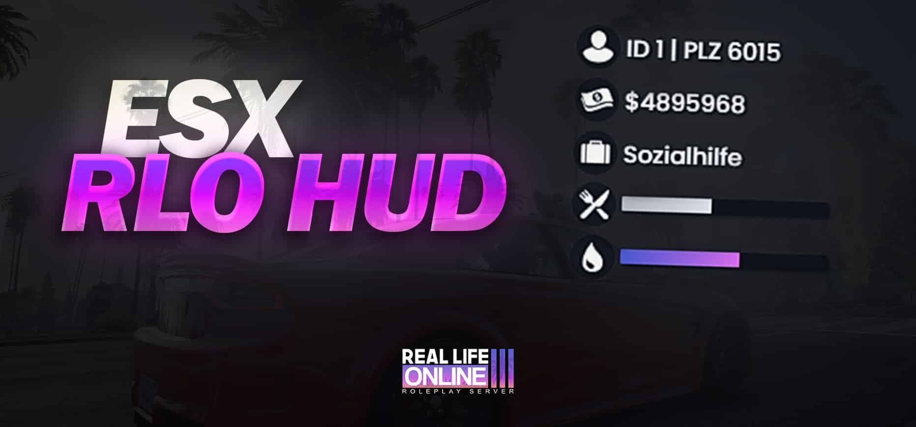 RLO HUD for FiveM - Realistic Life Overlay System