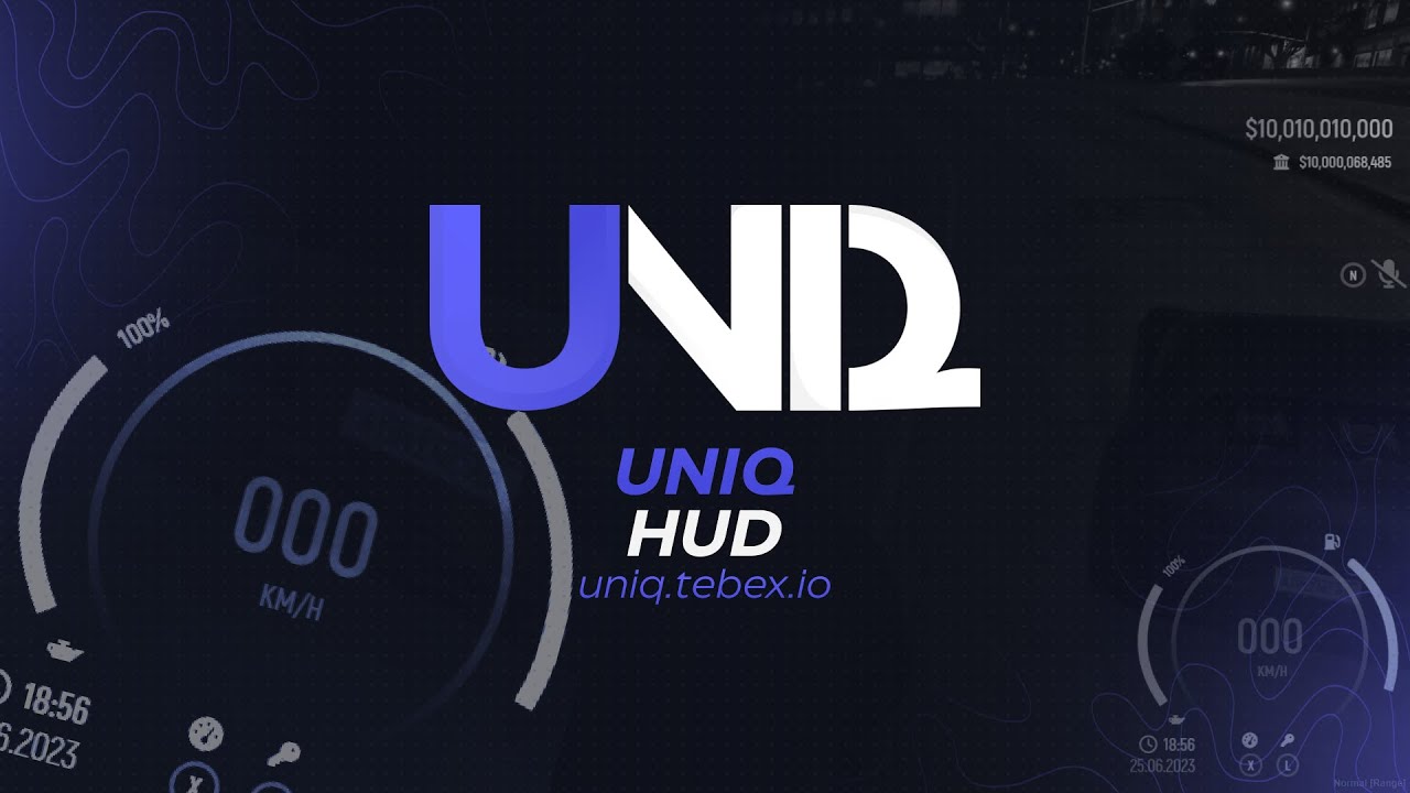 HUD UNIQ [ESX] [QBCORE]
