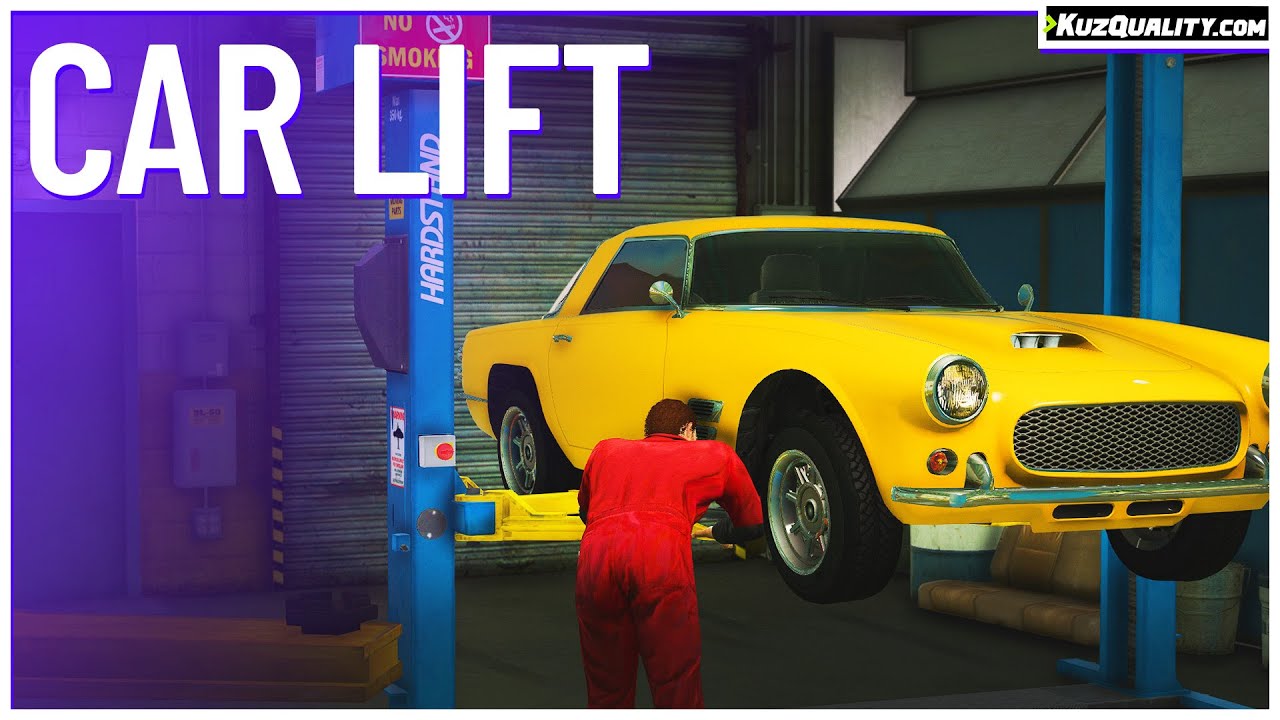FiveM Script | Car Lifts/Hoist [Standalone, ESX + QB] | KuzQuality