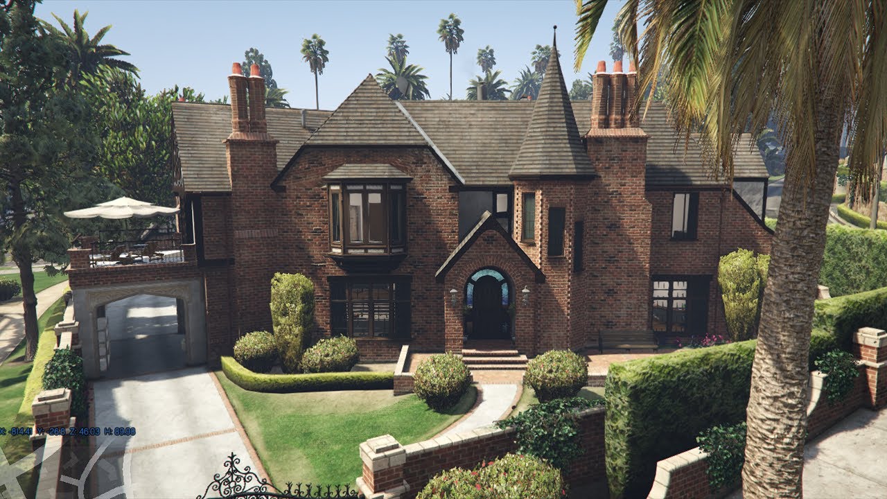GTA V FIVEM MLO | Rockfordhills Brick Mansion [REWORK DISPONIBLE]