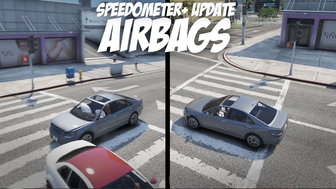 Scripts FiveM : AIRBAGS (Nouvelle fonctionnalité de compteur de vitesse) | BigDaddyScripts.com