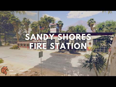 Estación de bomberos de Sandy Shores [FiveM MLO - Interior de GTA V]