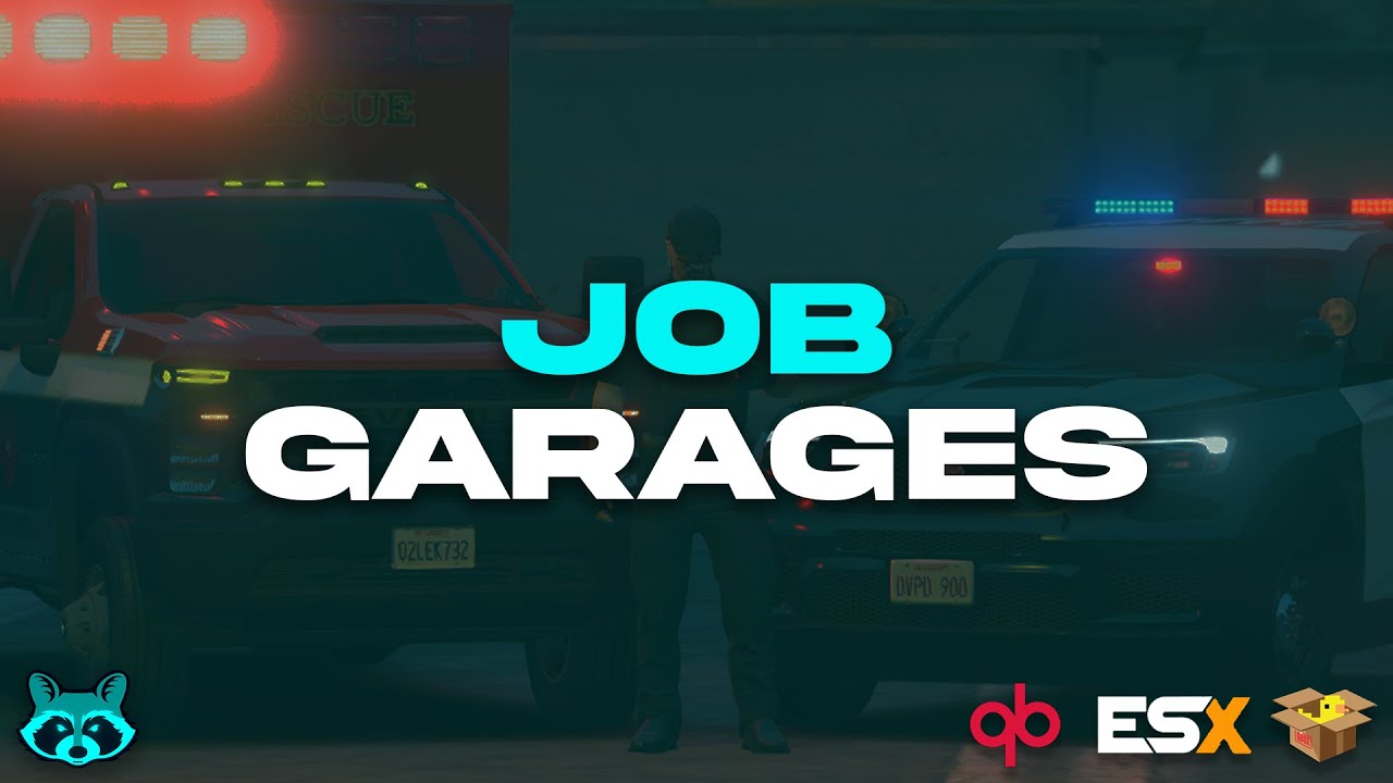 [GRATIS] Job Garages | ESX/QBX/QB | StevoScripts
