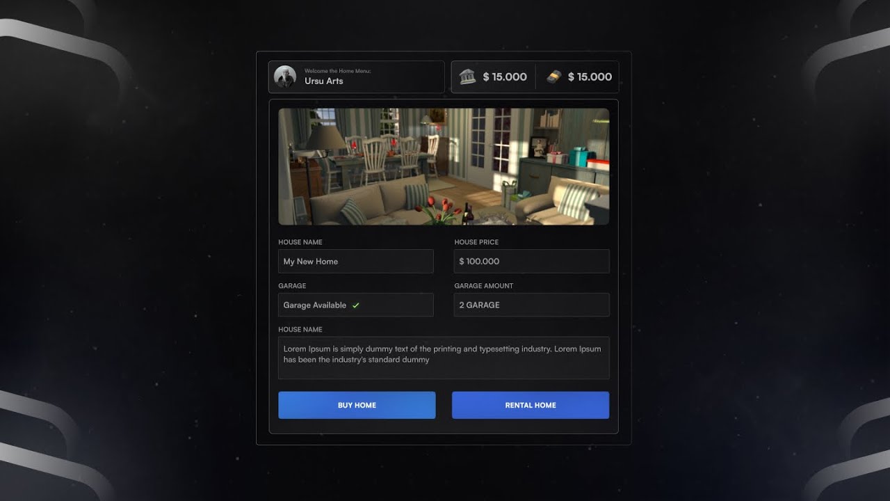 Sistema de casa avançado | FiveM | QBCore/ESX