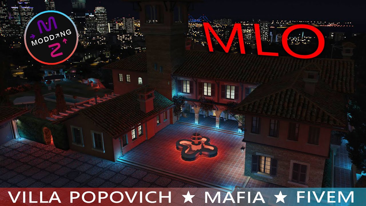 MLO | GTA5 | FIVEM | Villa Popovich - Mansión Mafia Bratva + Versión sin bandera |🏳️