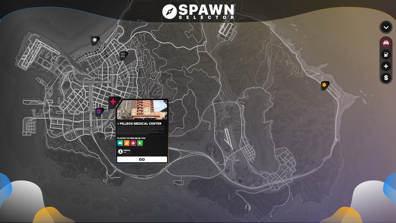 Fivem - Selector de aparición | Conteo de jugadores por ubicación | Más... [ ESX / QB ]