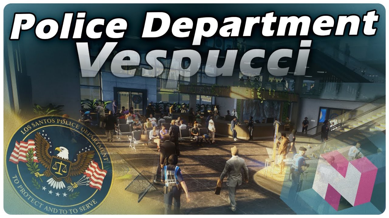 FiveM Maps - O Maior e Mais Realista Departamento de Polícia de Vespucci