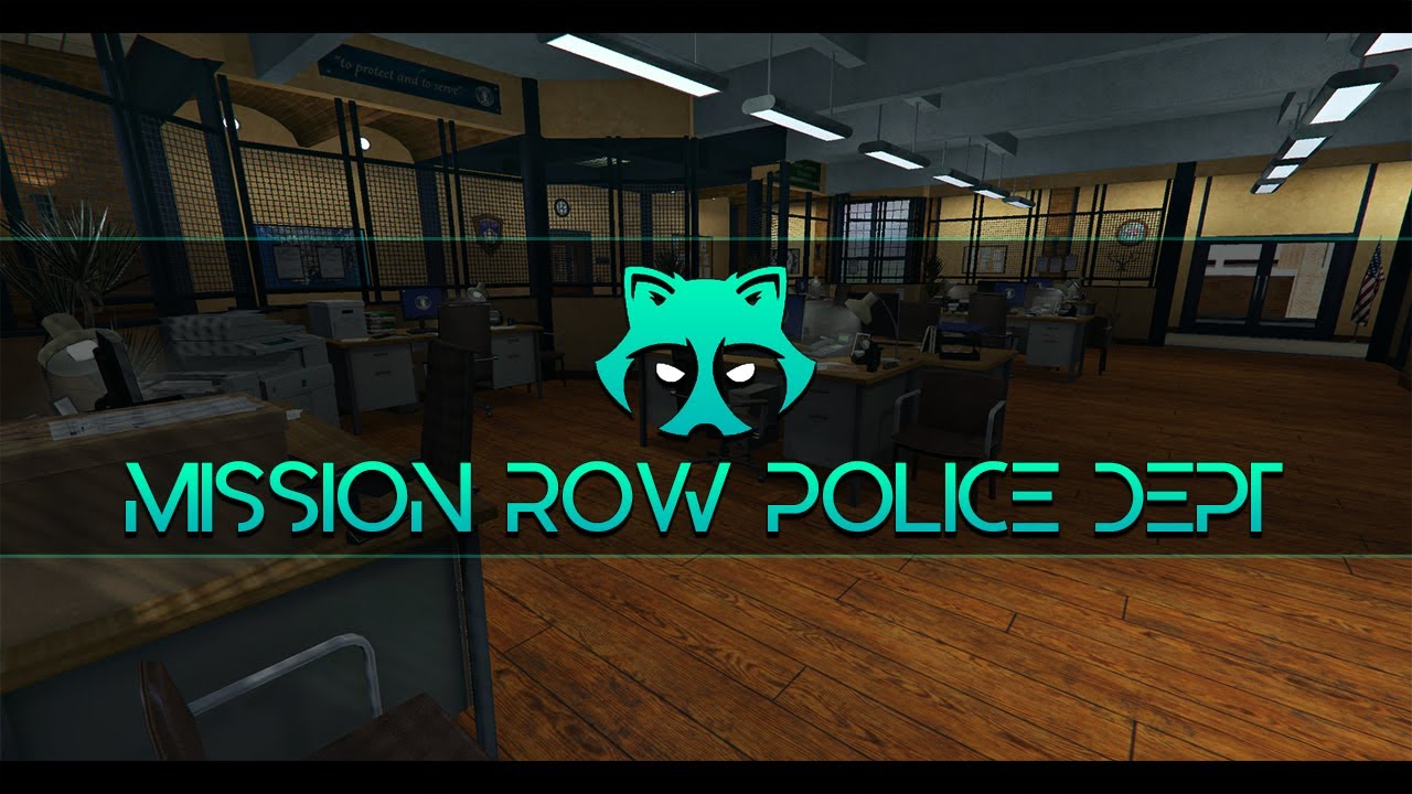Intérieur de GTA V : Département de police de Mission Row