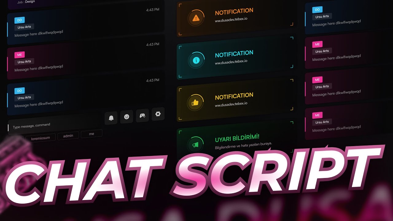 Fivem Script | Chat + Me Do Emotes [Standalone] (Dusa)