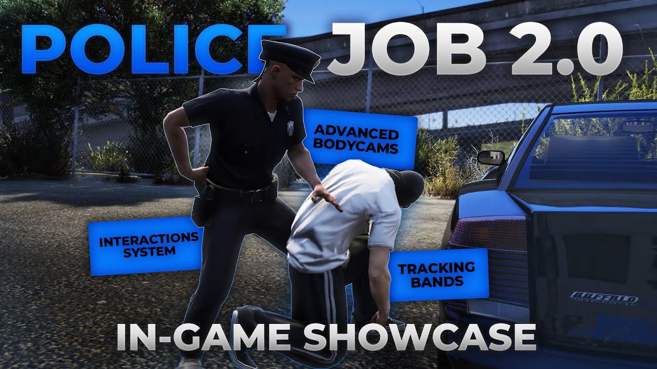 Police Job v2 - Full Law Enforcement Script for FiveM | ESX, QBCore & QBOX | Arrests, Pursuits