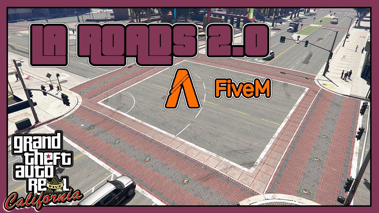 Es passiert endlich ► LA Roads 2.0 Für FiveM 🔥 Echte Los Angeles-Straßen-Texturen für deinen FiveM