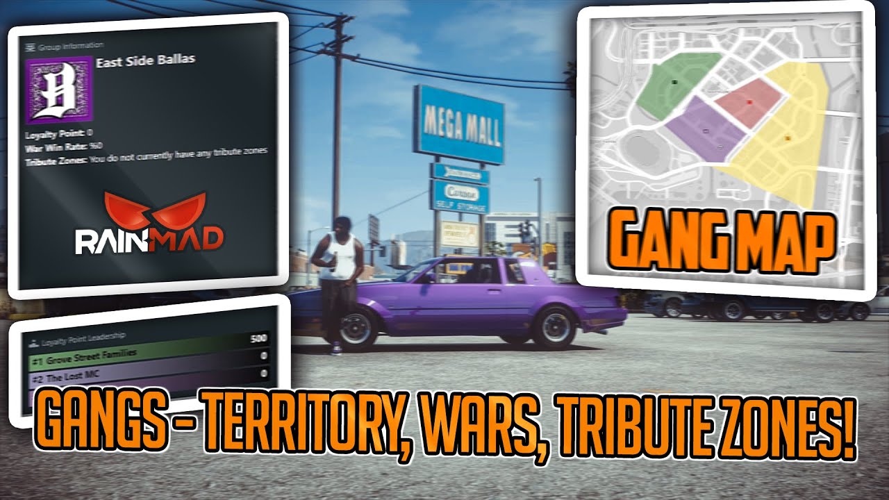 Gangs - Territory, Wars & Tribute Zones!