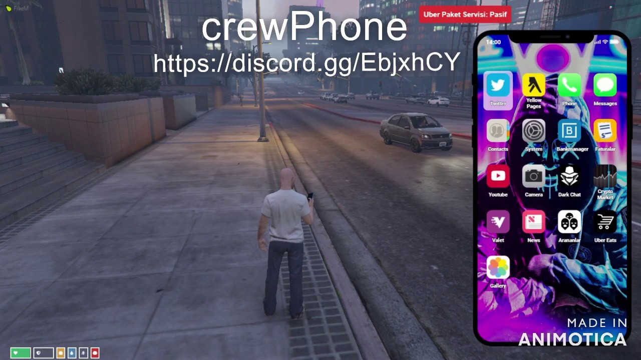 GCPHONE Fivem Script (crewPhone)