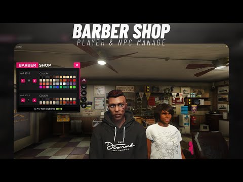 vms_barber | Salons de coiffure avancés, gestion par les joueurs et par les PNJ