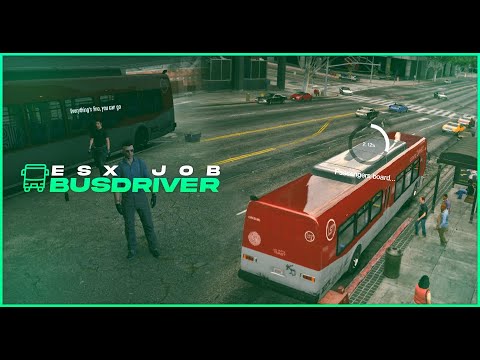 ESX/QBCORE - Trabajo de conductor de autobús