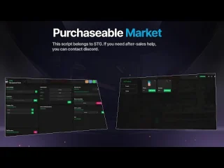 STG Market FiveM resource preview