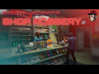 Shop Robbery [ESX & QB] Brutal Scripts FiveM resource preview
