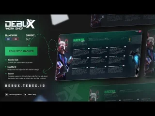 Realistic Hacker Menu FiveM resource preview
