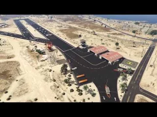 Aérodrome de Sandy Shores (EXTÉRIEUR + PETIT INTÉRIEUR) - Aperçu de la ressource FiveM