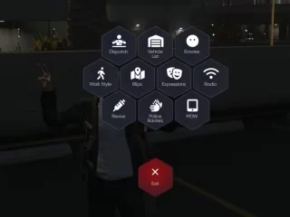 radial menu