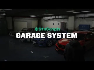 The Garage System FiveM vehicle garage preview