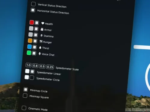 VMS HUD FiveM Ressourcenvorschau