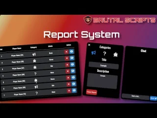Brutal Report System FiveM resource preview