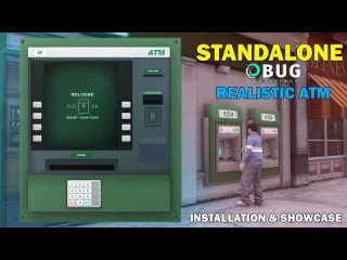 Realistic ATM FiveM resource preview