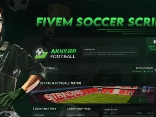 Miniatura de futebol FiveM
