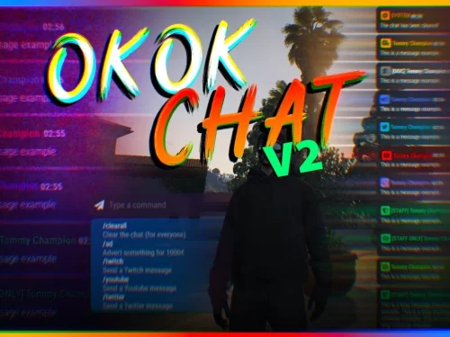 Aperçu des ressources okok Chat V2 FiveM