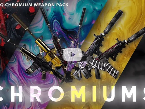 50x HQ CHROMIUM Weapon Pack FiveM resource preview