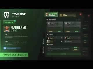 Multiplayer Gardener Job FiveM resource preview