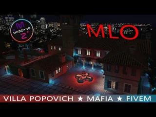 Mafia Bratva mansion MLO exterior in FiveM