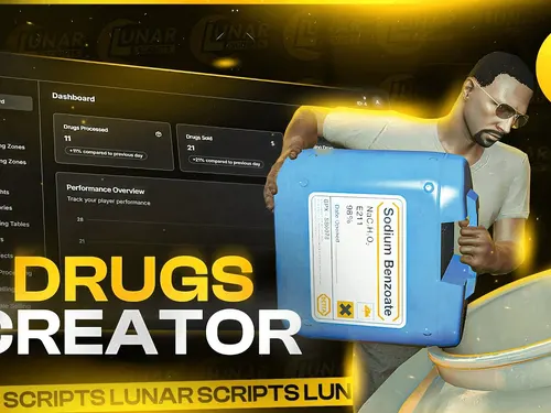 Créateur du mod FiveM Lunar Drugs