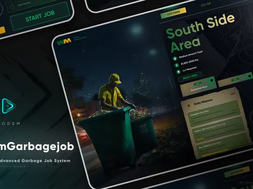 FiveM Mod CodeM mGarbagejob – Fortgeschrittener Co-Op-Sanitärjob