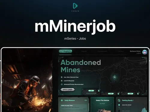 FiveM Mod CodeM mMinerJob — Script de trabalho de mineração FiveM