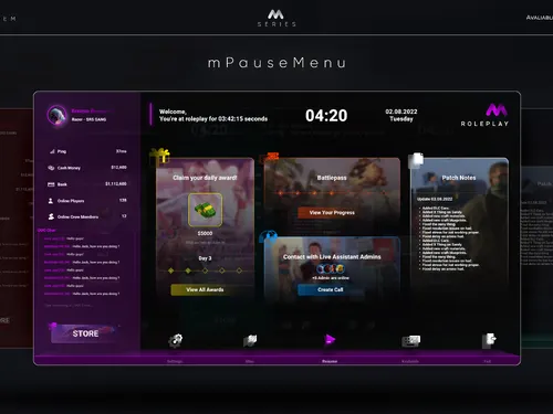 FiveM Mod CodeM mPausemenu – Menu de pausa avançada