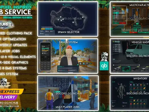 Mod FiveM NCHUB V2.0 | Inspiré par NoPixel