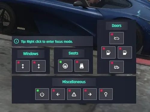 Script de contrôle de véhicule FiveM Mod NoPixel 4.0 – Gestion avancée des véhicules