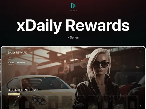 FiveM Mod CodeM xDailyReward — Daily Reward System [ESX/QBCore]