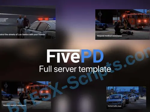 FiveM Mod FivePD server template