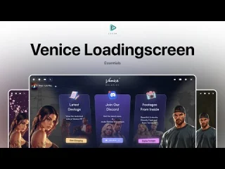 Venice Loading Screen | Seasonal NUI with Multi-Character Support FiveM resource preview